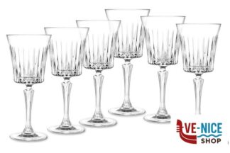 vetro cristallino TIMELESS RCR - CONFEZIONE 6 CALICI ACQUA CL 30 25879020206 RCR CRISTALLERIA ITALIANA