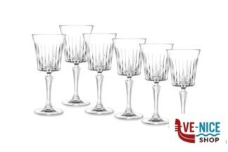 vetro cristallino TIMELESS RCR - CONFEZIONE 6 CALICI VINO CL 23 25880020206 RCR CRISTALLERIA ITALIANA