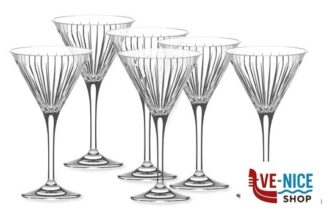 calici e flute spumante TIMELESS RCR - CONFEZIONE 6 CALICI MARTINI CL 21 RCR CRISTALLERIA ITALIANA