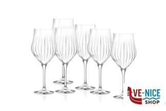calici vino TIMELESS RCR NEW - CONFEZIONE 6 CALICI VINO CL 45 CM 9 H.23 RCR CRISTALLERIA ITALIANA