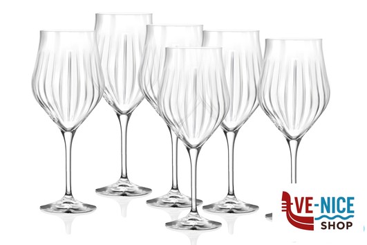 calici vino TIMELESS RCR NEW - CONFEZIONE 6 CALICI VINO CL 65 CM 10,4 H.24,5 RCR CRISTALLERIA ITALIANA
