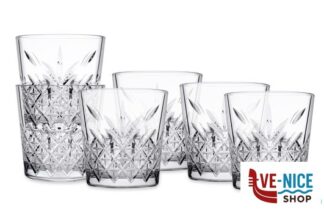 bicchiere liquore TIMELESS TEMPERATO IMPILABILE - CONFEZIONE 6 BICCHIERI DOF CL 35,5 PASABAHCE