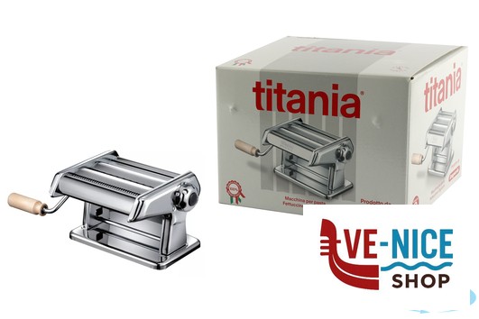inox TITANIA - MACCHINA I PASTA IMPERIA 150 - SFOGLIA 150MM - FETTUCCINE 6,5 MM - TAGLIOLINI 2 MM IMPERIA - immagine 3