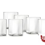bicchieri acqua TOP CLASS SQUARE - CONFEZIONE 6 BICCHIERI ACQUA CL 28,5 CM 7,9 H.8,4 BORMIOLI LUIGI
