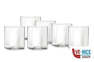 bicchieri acqua TOP CLASS SQUARE - CONFEZIONE 6 BICCHIERI ACQUA CL 28,5 CM 7,9 H.8,4 BORMIOLI LUIGI