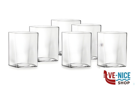 bicchieri bibita TOP CLASS SQUARE - CONFEZIONE 6 BICCHIERI DOF CL 42,5 CM 8,8 H.9,8 BORMIOLI LUIGI