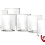 bicchieri bibita TOP CLASS SQUARE - CONFEZIONE 6 BICCHIERI ROCKS CL 35 CM 8,3 H.9 BORMIOLI LUIGI