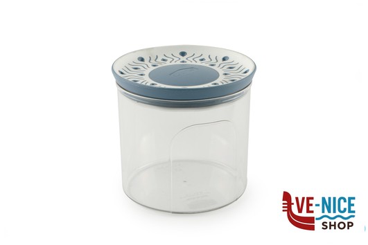 plastica TOSCA BLU-BARATTOLO ERMETICO LT.0,7 12X11H 55401 STEFANPLAST