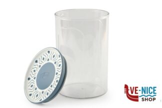 plastica TOSCA BLU-BARATTOLO ERMETICO LT.1,2 12X18H 55451 STEFANPLAST