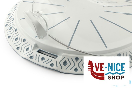 porta torta/formaggio TOSCA BLU - PORTATORTA CM 37X36X16H 55851 STEFANPLAST - immagine 2