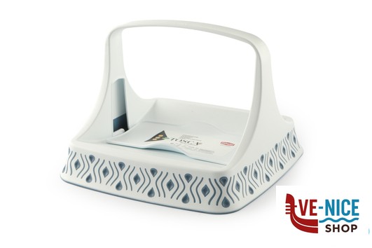 portatovaglioli TOSCA BLU-PORTATOVAGLIOLI ORIZZONTALE CM 22X22X16,5 55801 STEFANPLAST