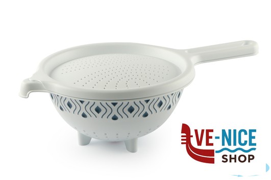 plastica TOSCA BLU-SCOLARISO CON COPERCHIO CM 23X38X11H 55751 STEFANPLAST - immagine 2