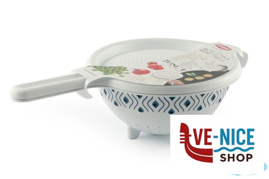 plastica TOSCA BLU-SCOLARISO CON COPERCHIO CM 23X38X11H 55751 STEFANPLAST - immagine 3