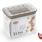 plastica TOSCA TORTORA-BARATTOLO ERMETICO RETTANGOLARE LT 1,2 CM 10X15,5H.12 STEFANPLAST