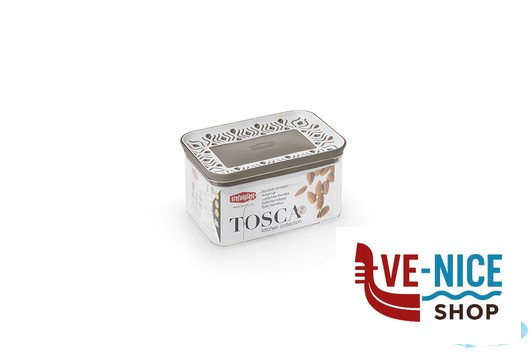 plastica TOSCA TORTORA-BARATTOLO ERMETICO RETTANGOLARE LT0,7 10X15X8H 55550 STEFANPLAST - immagine 2