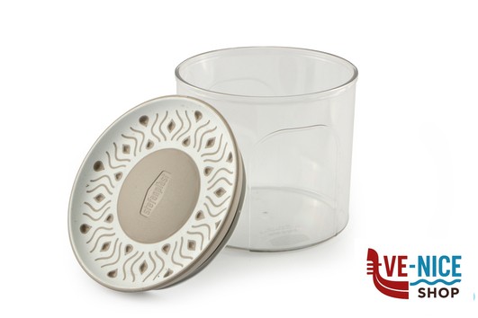 plastica TOSCA TORTORA-BARATTOLO ERMETICO LT.0,7 12X11H 55400 STEFANPLAST