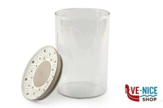 plastica TOSCA TORTORA-BARATTOLO ERMETICO LT.1,2 12X18H 55450 STEFANPLAST