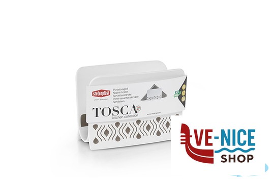 portatovaglioli TOSCA TORTORA - PORTATOVAGLIOLI CM15,5X7,5X11H 55350 STEFANPLAST - immagine 2