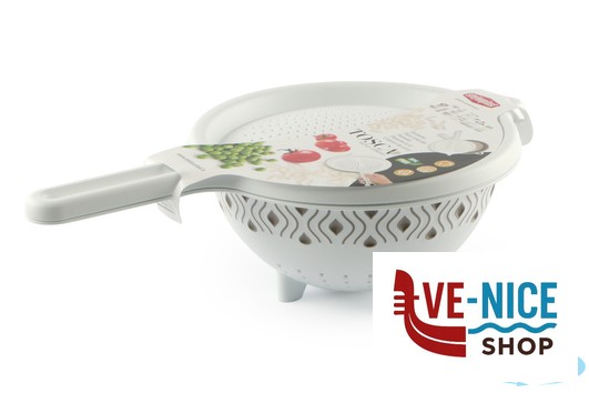 plastica TOSCA TORTORA-SCOLARISO CON COPERCHIO CM 23X38X11H 55750 STEFANPLAST - immagine 3