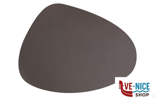 tovagliette/tovaglioli TOVAGLIETTA IN ECOCUOIO RIGENERATO GOCCIA CM.43X33 MARRONE IMPORT PROFESSIONAL