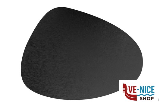 tovagliette/tovaglioli TOVAGLIETTA IN ECOCUOIO RIGENERATO GOCCIA CM.43X33 NERO IMPORT PROFESSIONAL