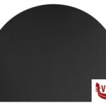 tovagliette/tovaglioli TOVAGLIETTA IN ECOCUOIO RIGENERATO SEMICERCHIO CM.42 NERO IMPORT PROFESSIONAL