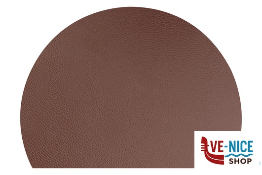 tovagliette/tovaglioli TOVAGLIETTA IN ECOCUOIO RIGENERATO SEMICERCHIO CM.42 TABACCO IMPORT PROFESSIONAL