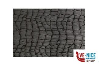 0 TOVAGLIETTA TRAMA MOSAICO CM.45X33 COLORE: NERO/GRIGIO 70PERCENTO PVC, 30PERCENTO POLIESTERE 60509 APS ASSHEUER POTT GMBH E CO KG