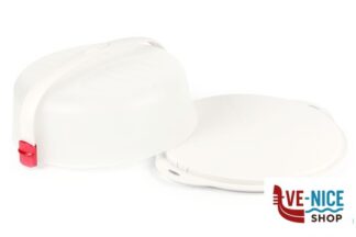 porta torta/formaggio TRENDY BIANCO ROSSO-PORTADOLCI ROBEX