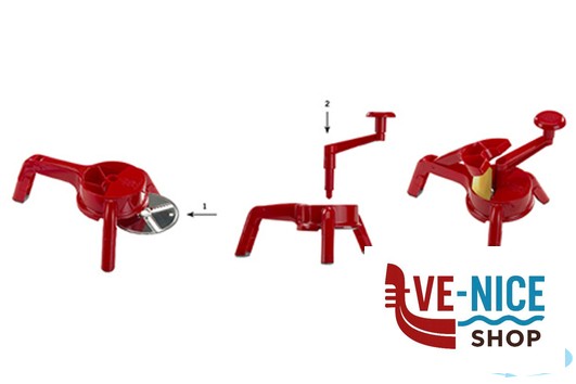 preparazione cibi TRITAVERDURE MISS GRATER RIGAMONTI - immagine 2