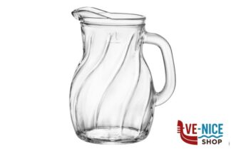 vetro BISTROT TWIST CARAFFA CAPIENZA CL.100, CAPIENZA MAX CL.117 H.18,65 DIAMETRO CM. 14,7 - 146141MUQ121990 BORMIOLI ROCCO
