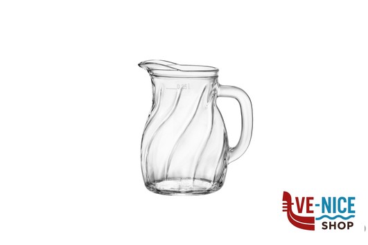 vetro BISTROT TWIST CARAFFA CAPIENZA CL.25, CAPIENZA MAX CL.30 H.11,74 DIAMETRO CM.10,2 - 146143MAS121990 BORMIOLI ROCCO