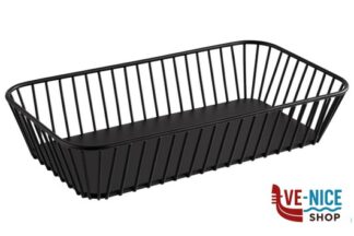 cestini per il pane URBAN-CESTELLO GN 1.3 METALLO NERO 32,5X17,6 H 7,5 APS ASSHEUER POTT GMBH E CO KG