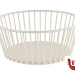 cestini per il pane URBAN-CESTINO METALLO TONDO CM.20 H.8,5 BIANCO APS  ASSHEUER POTT GMBH E CO KG