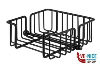 0 URBAN-PORTATOVAGLIOLI QUADRATO IN METALLO COLORE NERO CM19X19 H.7,5. CONTIENE CIRCA 50 TOVAGLIOLI 11770 APS ASSHEUER POTT GMBH E CO KG