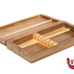 posate UTSET - ASTUCCIO LEGNO VUOTO PER 6 COLTELLI COMAS