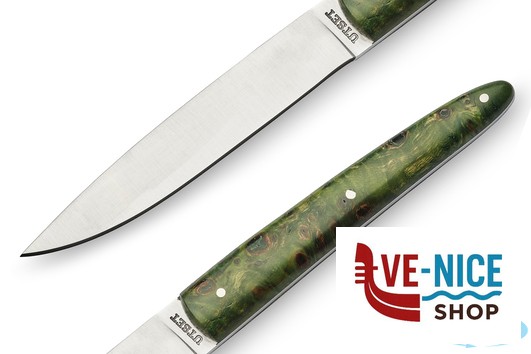coltelli UTSET - COLTELLO CM 22,5 MANICO LEGNO VERDE COMAS - immagine 2