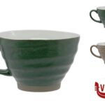 tazze jumbo/colazione VANITY-TAZZONE JUMBO SENZA PIATTO 43CL COLORI ASSORTITI IN STONEWARE IMPORT TAVOLA