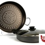 mondo cottura VAPORIERA 2 MANICI CM.28 CON COPERCHIO IN VETRO VALSECCHI CASALINGHI