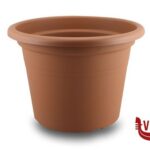 0 VASO CILINDR CM 25X17H COLORI T COTTA TERAPLAST