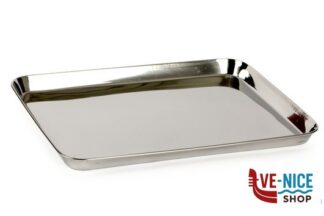 acciaio VASSOIO DA VETRINA INOX CM.27X21 1093027 ILSA