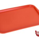 sottopiatti/vassoi VASSOIO FAST FOOD POLIPROPILENE CM.43,5X31 ARANCIO  PRFFMA INOX MACEL
