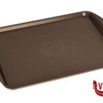 sottopiatti/vassoi VASSOIO FAST FOOD POLIPROPILENE CM.43,5X31 MARRONE  PRFFMM INOX MACEL