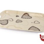 plastica VASSOIO CUORI CON MANICI CM.45X31 IN MELAMINA DECORATO   659522 GICOS IMPORT EXPORT SRL