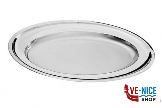 sottopiatti/vassoi VASSOIO OVALE CM 25X17 SP.0,7 INOX AISI 304 MORI2A