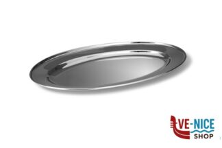 acciaio VASSOIO OVALE INOX CM 60X41,5 7099 COMAS