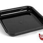 plastica VASSOIO ANTIASSORBENTE IN PMMA CM.22X22X3,5 NERO 130 A6-NER MOBIL PLASTIC