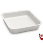 plastica VASSOIO ANTIASSORBENTE IN PMMA CM.22X22X5 BIANCO 128 A6-BIM MOBIL PLASTIC