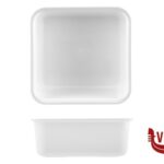 plastica VASSOIO ANTIASSORBENTE IN PMMA CM.22X22X8,5 BIANCO MOBIL PLASTIC