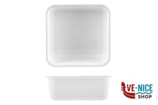 plastica VASSOIO ANTIASSORBENTE IN PMMA CM.22X22X8,5 BIANCO MOBIL PLASTIC